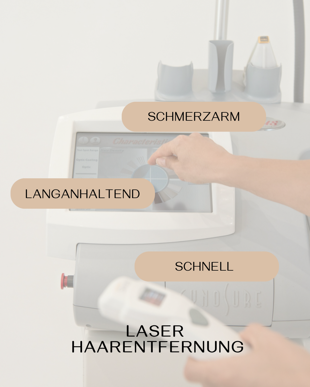 Weiß Warm Natürlich Modern Elegant Laser Haarentfernung Vorteile Instagram Post